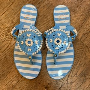 Jack Rogers Striped Georgica Sandals